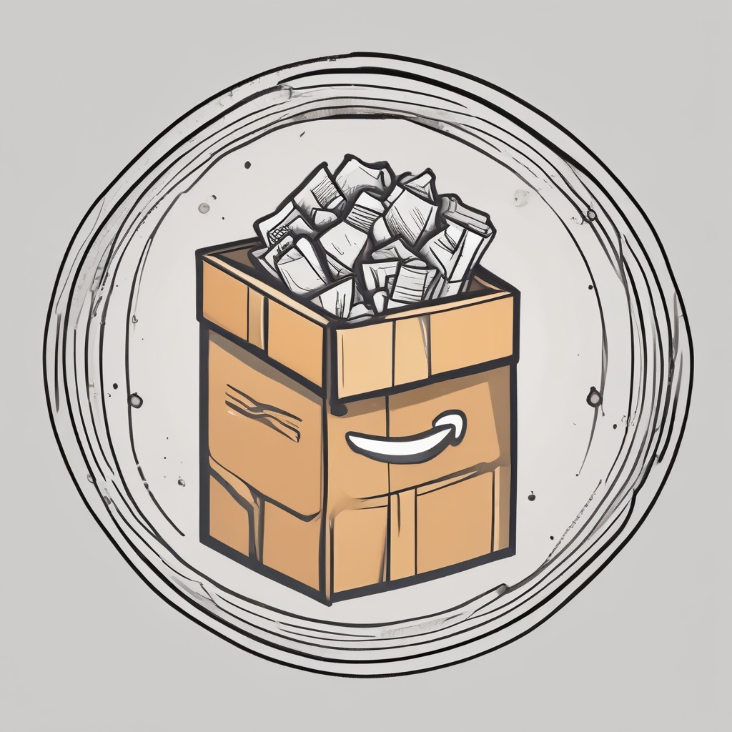 Amazon shopping transaction logo